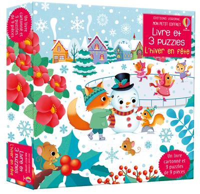 Emprunter L'hiver en fête. Avec 1 livre cartonné et 3 puzzles de 9 pièces livre