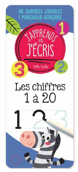 Emprunter Les chiffres 1 à 20. Avec 40 surfaces lavables et 1 marqueur effaçable livre