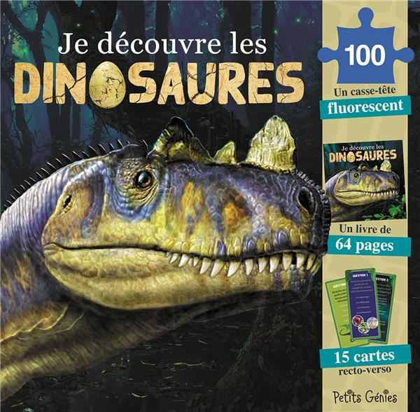 Emprunter Je découvre les dinosaures . Avec 1 casse-tête fluorescent ; 1 livre de 64 pages et 15 cartes recto- livre