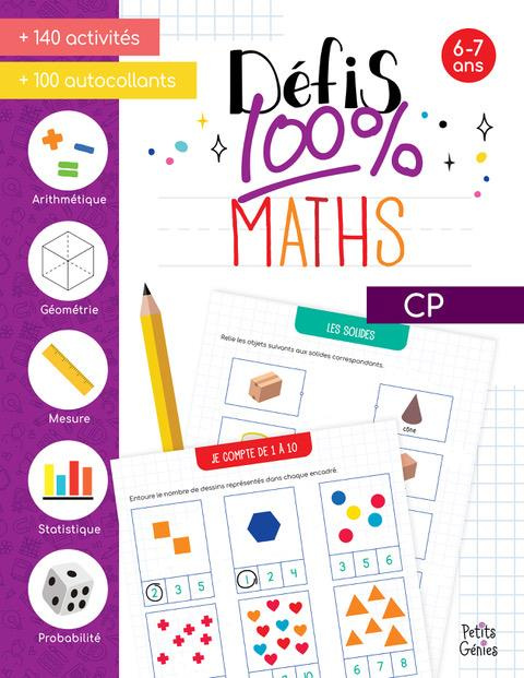 Emprunter Défis 100% maths CP. Avec 100 autocollants livre