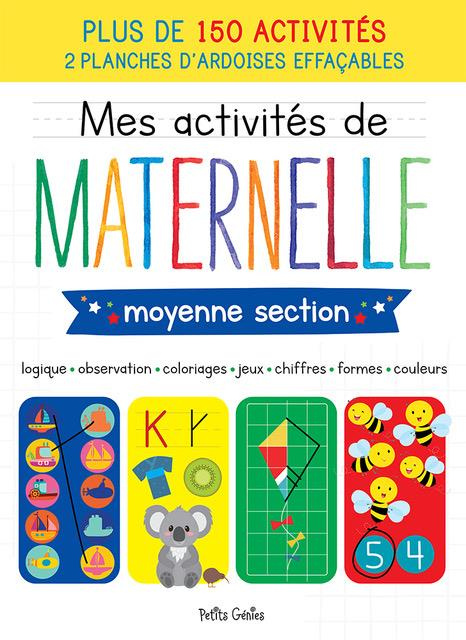 Emprunter Mes activités de maternelle moyenne section . 150 activités 2 planches d'ardoises effaçables livre