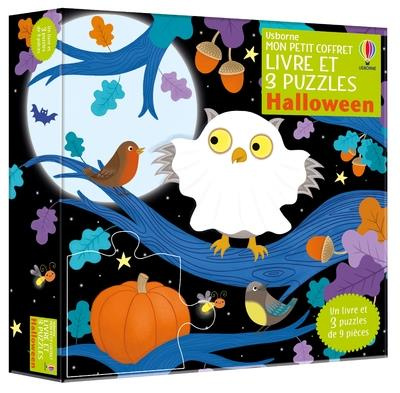 Emprunter HALLOWEEN - MON PETIT COFFRET LIVRE ET 3 PUZZLES livre
