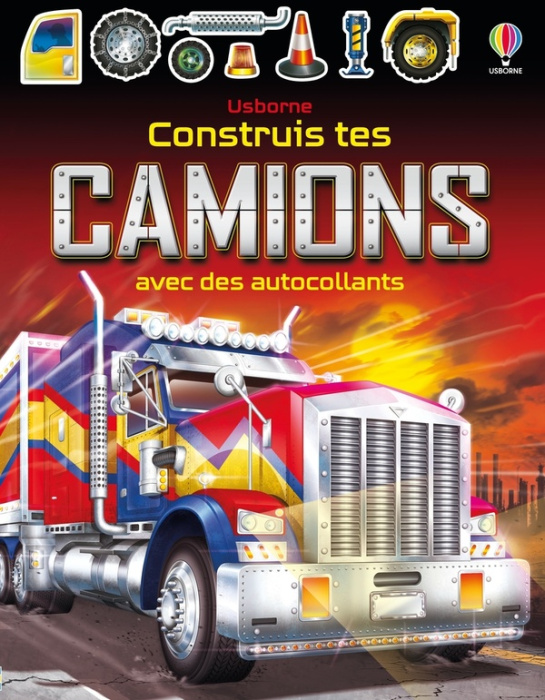 Emprunter Construis tes camions avec des autocollants livre