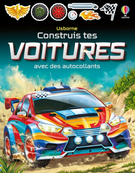 Emprunter Construis tes voitures avec des autocollants livre