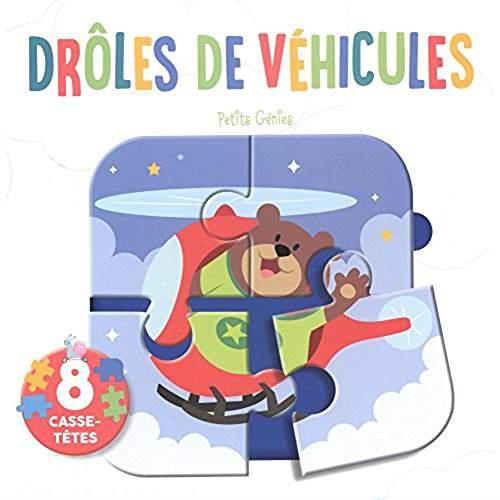 Emprunter Mon livre puzzle drôles de vehicules livre