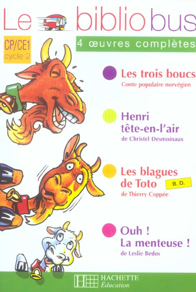 Emprunter Le Bibliobus n° 12 CP/CE1 Cycle 2 Parcours de lecture de 4 oeuvres complètes : Les Trois boucs, cont livre