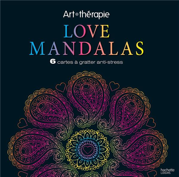 Emprunter Love mandalas. 6 cartes à gratter anti-stress livre