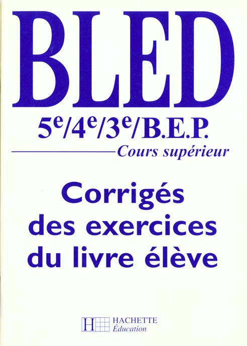 Emprunter Français 5e/4e/3e / Corrigé des exercices du livre élève livre
