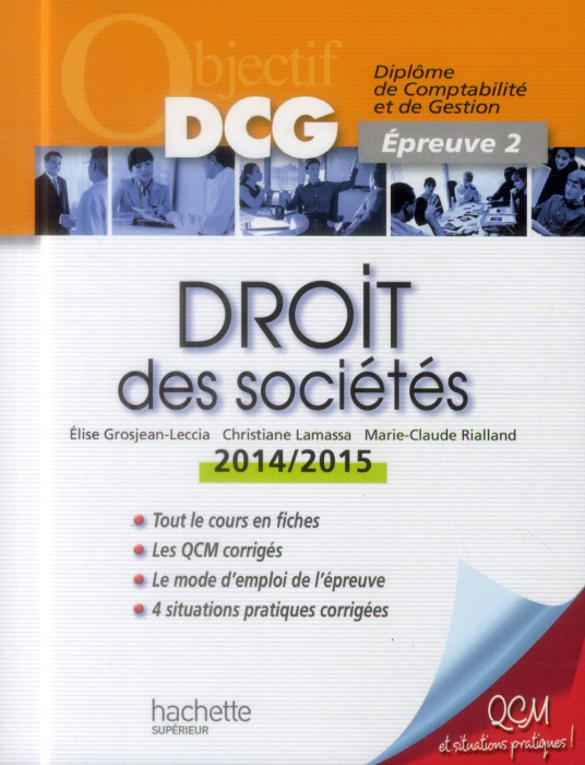 Emprunter Droit des sociétés DCG 2. Edition 2014-2015 livre