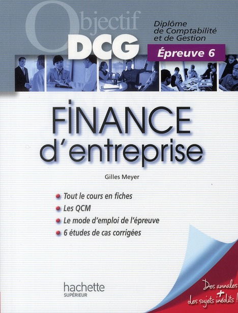 Emprunter Finance d'entreprise. Epreuve 6 livre