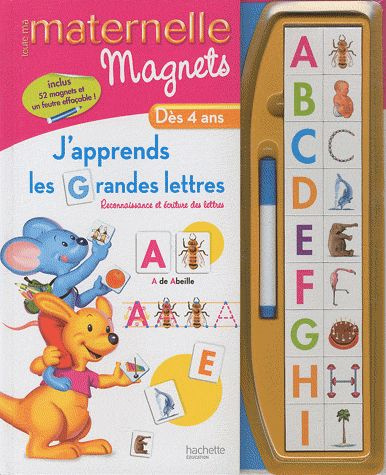 Emprunter J'apprends les grandes lettres dès 4 ans. Avec magnets livre