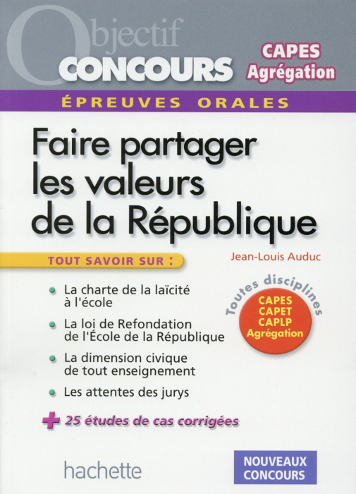Emprunter Faire partager les valeurs de la République livre