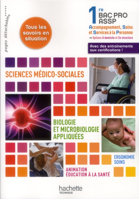 Emprunter Ergonomie-soins, animation éducation à la santé, sciences médico-sociales, biologie et microbiologie livre