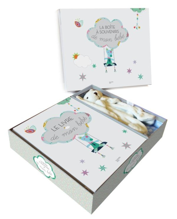 Emprunter La boîte à souvenirs de mon bébé. Coffret livre peluche livre