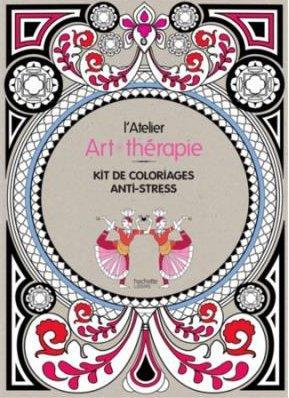 Emprunter L'atelier Art-Therapie / Kit de coloriage anti stress livre
