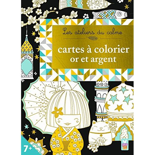 Emprunter Cartes à colorier or et argent livre