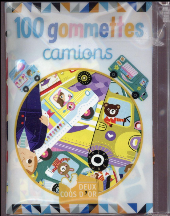 Emprunter 100 gommettes camions livre