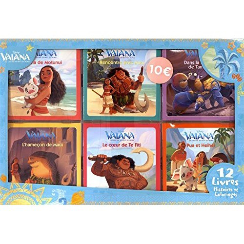 Emprunter Vaiana, la légende du bout du monde 12 livres Histoires et Coloriages livre