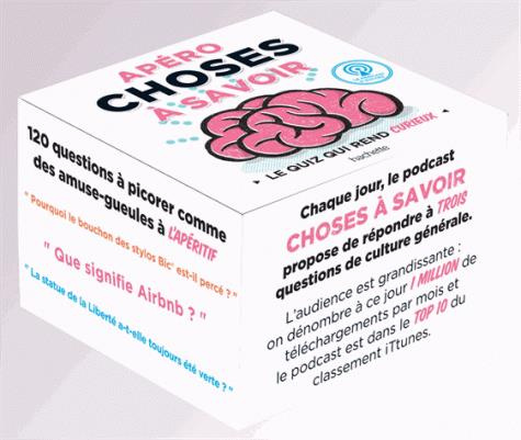 Emprunter Apéro choses à savoir. Le quiz qui rend curieux. Avec 120 cartes questions livre