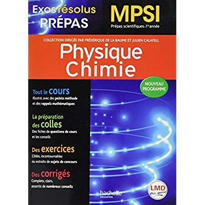 Emprunter EXOS RESOLUS - PREPAS PHYSIQUE-CHIMIE MPSI - OP LMD livre