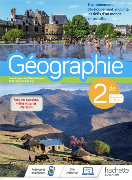 Emprunter Géographie 2de. Environnement, développement, mobilité : les défis d'un monde en transition, Edition livre