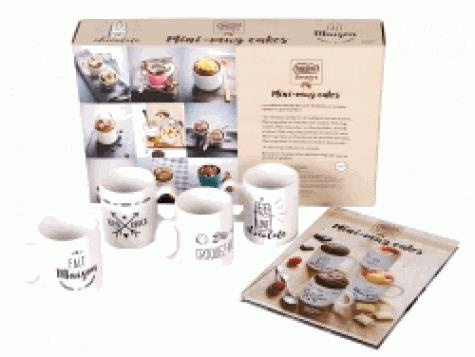 Emprunter Mini-mug cakes Nestlé dessert. Avec 4 mini-mugs collector et exclusifs livre