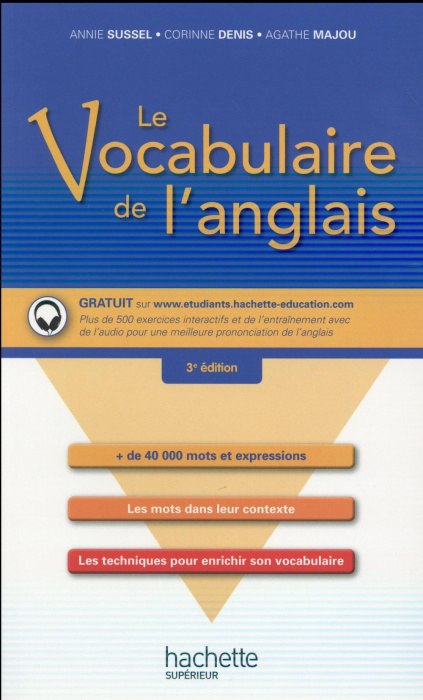 Emprunter Le vocabulaire de l'anglais. 3e édition livre