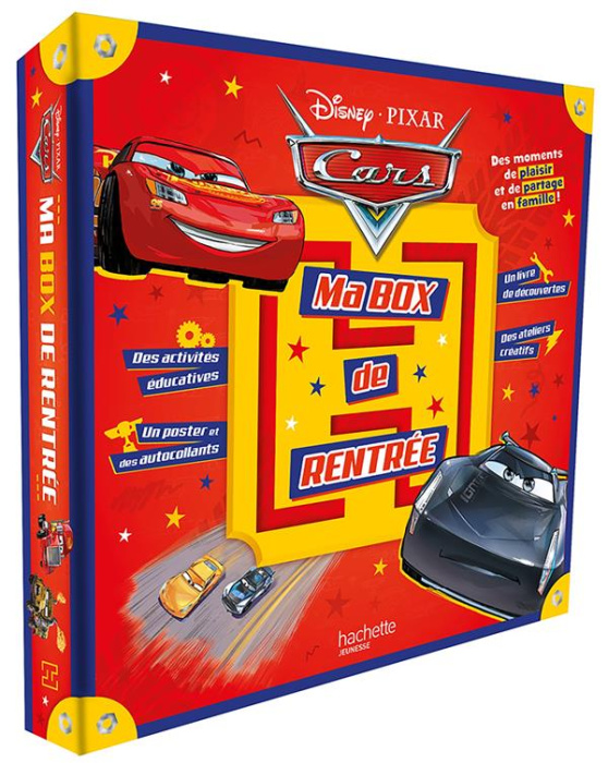 Emprunter Ma box de rentrée Cars. Avec 1 poster, 1 livre d'éveil, 1 livre d'activités, 1 livre de coloriage, 1 livre