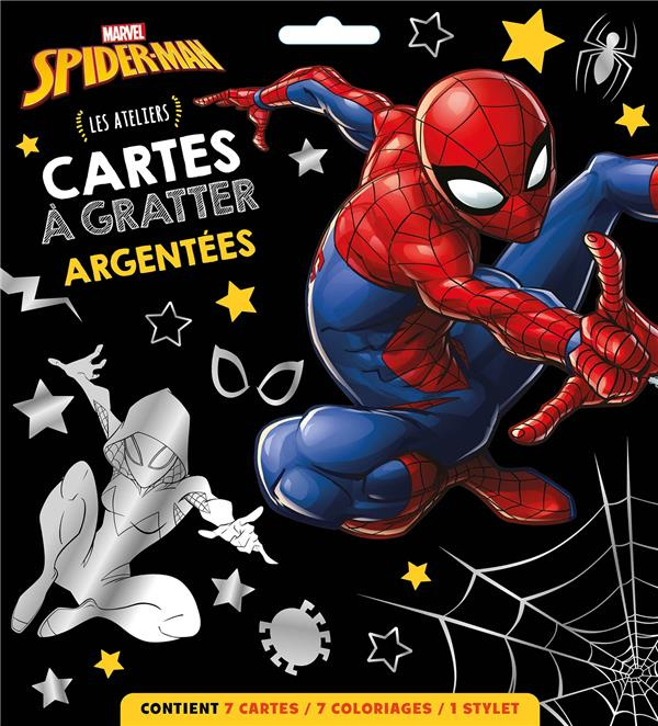 Emprunter Cartes à gratter argentées Spider-man. Les ateliers. Contient 7 cartes, 7 coloriages, 1 stylet livre
