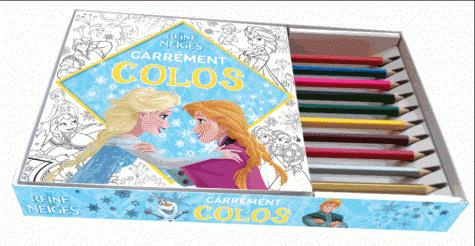 Emprunter Carrément colos La Reine des Neiges. Avec 12 crayons de couleurs livre