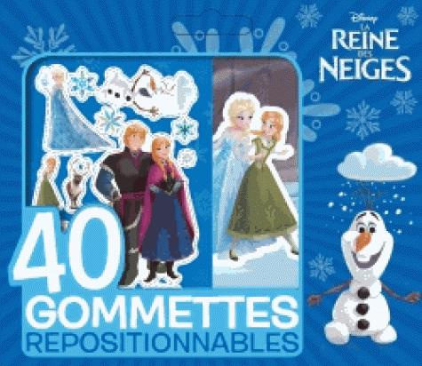 Emprunter 40 gommettes repositionnables/la reine des neiges livre
