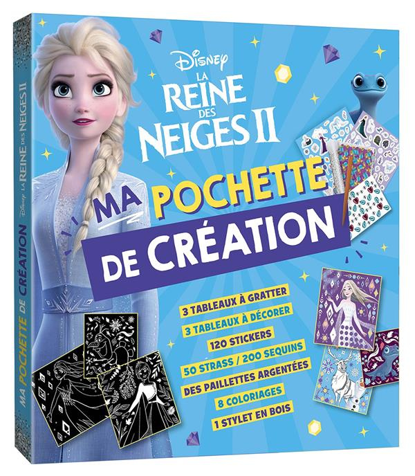 Emprunter La Reine des neiges 2. Ma Pochette de création. Avec 3 tableaux à gratter, 3 tableaux à décorer, 120 livre