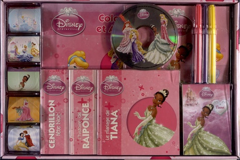 Emprunter Coffret Disney princesse / 1 livre dejeux, 3 livres d'histoire, 1 livre de coloriage, 1 livret de ca livre