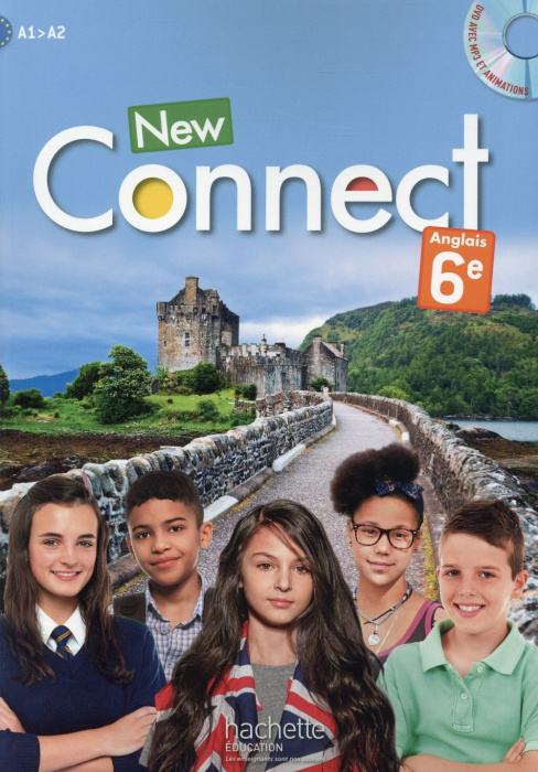 Emprunter Anglais 6e A1-A2 New connect. Avec 1 DVD livre