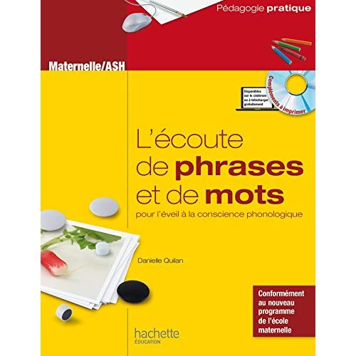 Emprunter L'écoute de phrases et de mots pour l'éveil à la conscience phonologique. Jeux et activités pour ana livre