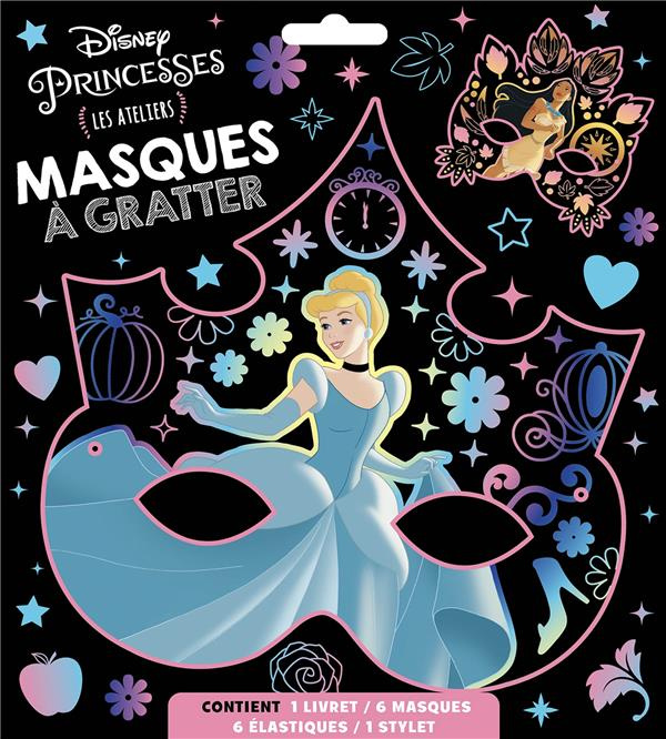 Emprunter Masques à gratter Disney Princesses. Les ateliers. Contient : 1 livret, 6 masques, 6 élastiques, 1 s livre