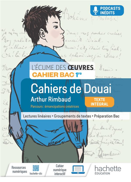 Emprunter Cahiers de Douai, Arthur Rimbaud. Cahier Bac 1re livre