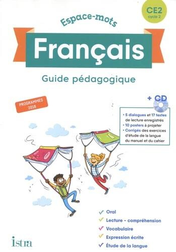 Emprunter Français CE2 Espace-mots. Guide pédagogique, Edition 2020, avec 1 CD-ROM livre