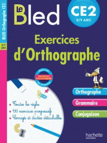 Emprunter Exercices d'orthographe CE2 8-9 ans livre