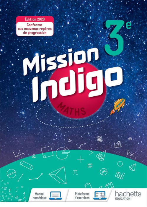 Emprunter Maths 3e Mission Indigo. Edition 2020 livre