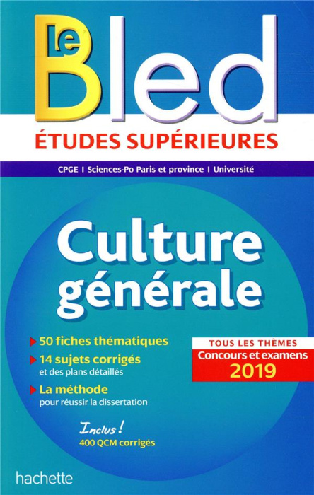 Emprunter Culture générale. Edition 2019 livre