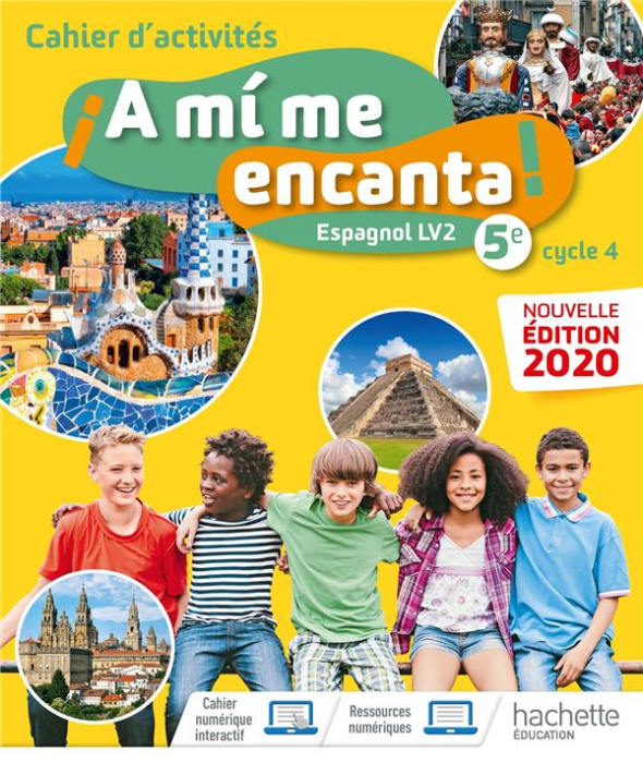 Emprunter Espagnol LV2 5e Cycle 4 A1/A2 A mi me encanta ! Cahier d'activités, Edition 2020 livre