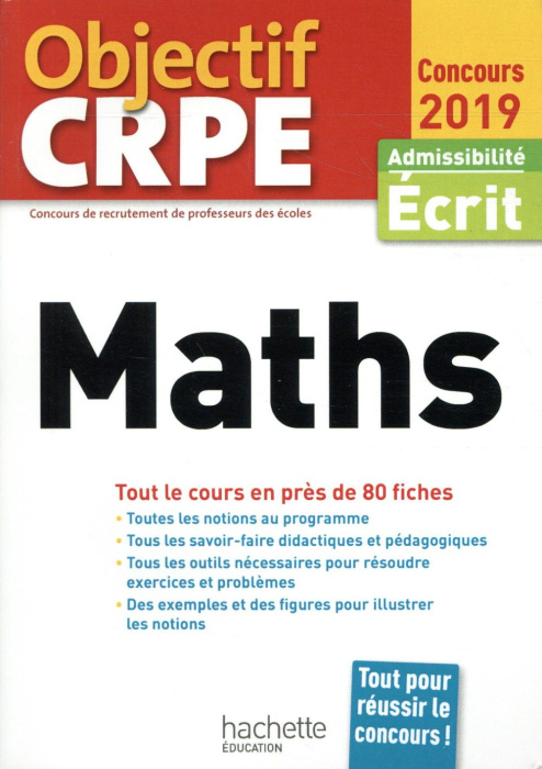 Emprunter Maths. Admissibilité Ecrit, Edition 2019 livre