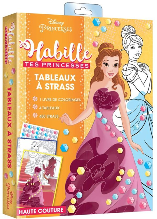 Emprunter Habille tes princesses tableaux à strass Disney princesses haute couture livre