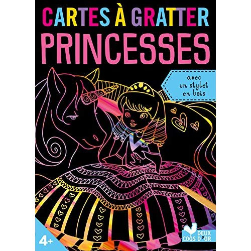 Emprunter Cartes à gratter Princesses. Avec un stylet en bois livre