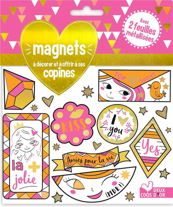 Emprunter Magnets à décorer et à offrir à ses copines livre