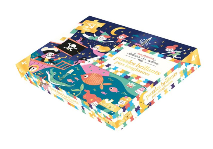 Emprunter PUZZLES BRILLANTS PAYS IMAGINAIRES - 2 PUZZLES 24 PIECES livre