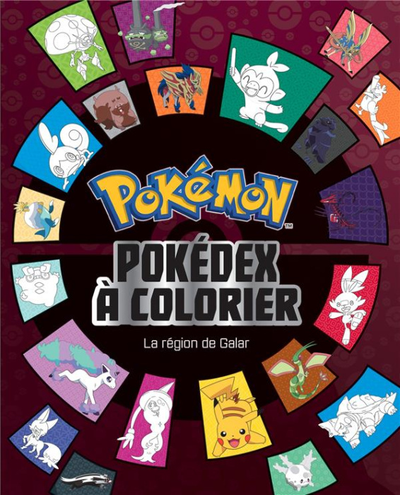 Emprunter Pokédex à colorier Pokémon. La région de Galar livre