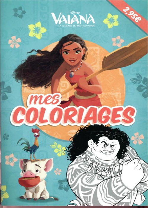 Emprunter Mes coloriages Vaiana livre