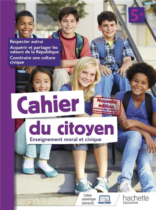 Emprunter Enseignement moral et civique 5e Cahier du citoyen. Edition 2019 livre